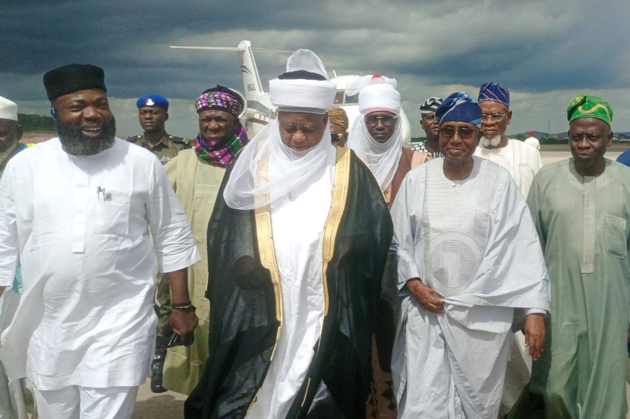 Sultan of Sokoto arrives in Ibadan